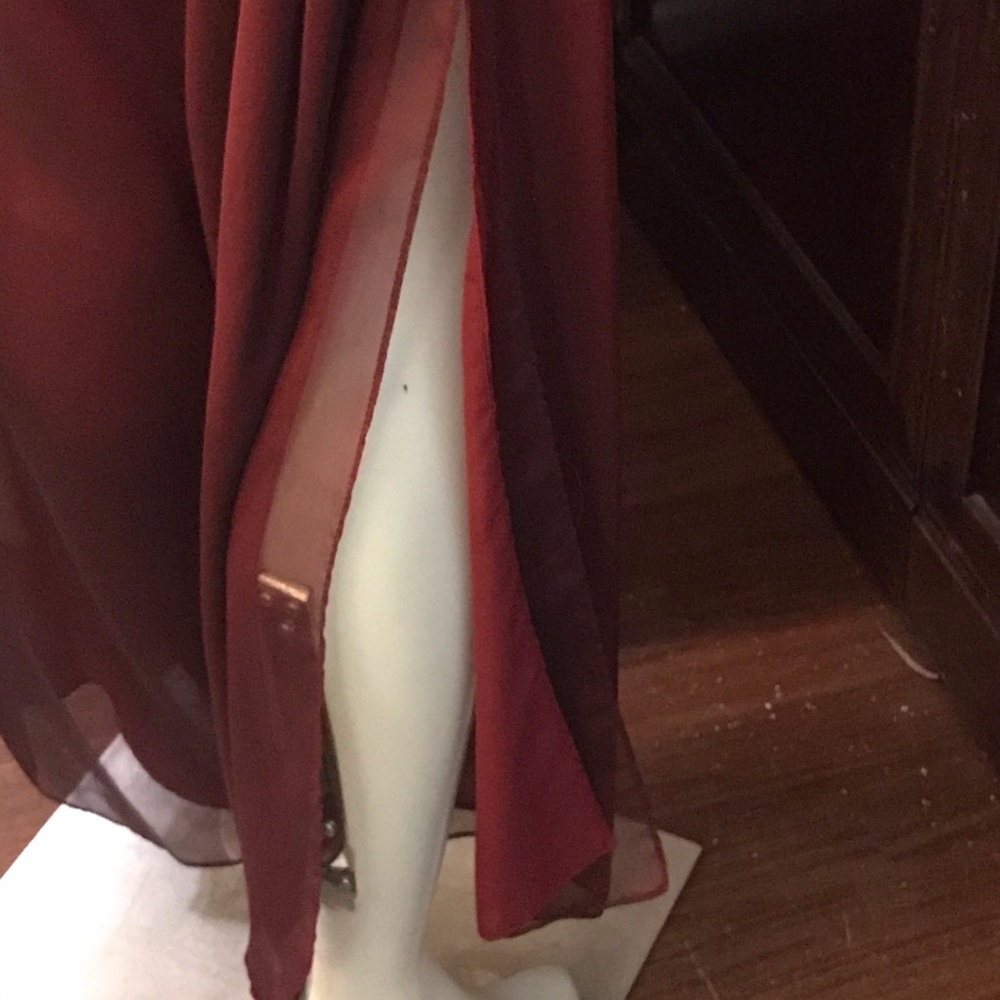 🆕 Fanny Fashion 3-Piece Burgundy Pantsuit-2XL - Picture 6 of 8